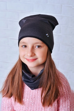 Набор шапка и хомут для девочки Клео (Упаковка, ростовка 50-52-54)
