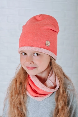 Комплект шапочка для девочки Найс (Упаковка, ростовка 50-52-54)