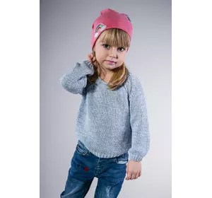 Набор шапка и хомут для девочки Лесси розовый (Упаковка, ростовка 48-50-52)