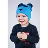 Набор голубой шапка и хомут для мальчика Дигер (Упаковка, ростовка 44-46, 48-50)